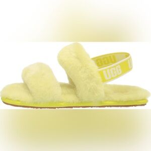 UGG Oh Yeah Slippers/Slides/House Shoes w/Slingback | Yellow | NEW!!!🍋☀️